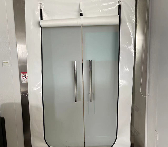 Construction Keep Clean Zipper Door