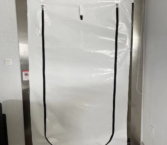 Construction Keep Clean Zipper Door