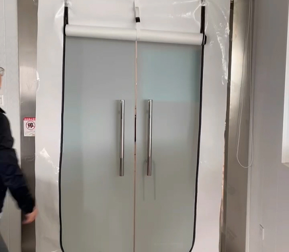 Construction Keep Clean Zipper Door
