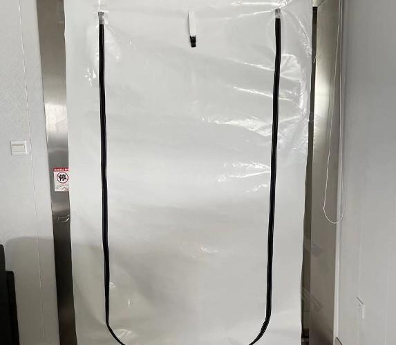 Construction Keep Clean Zipper Door